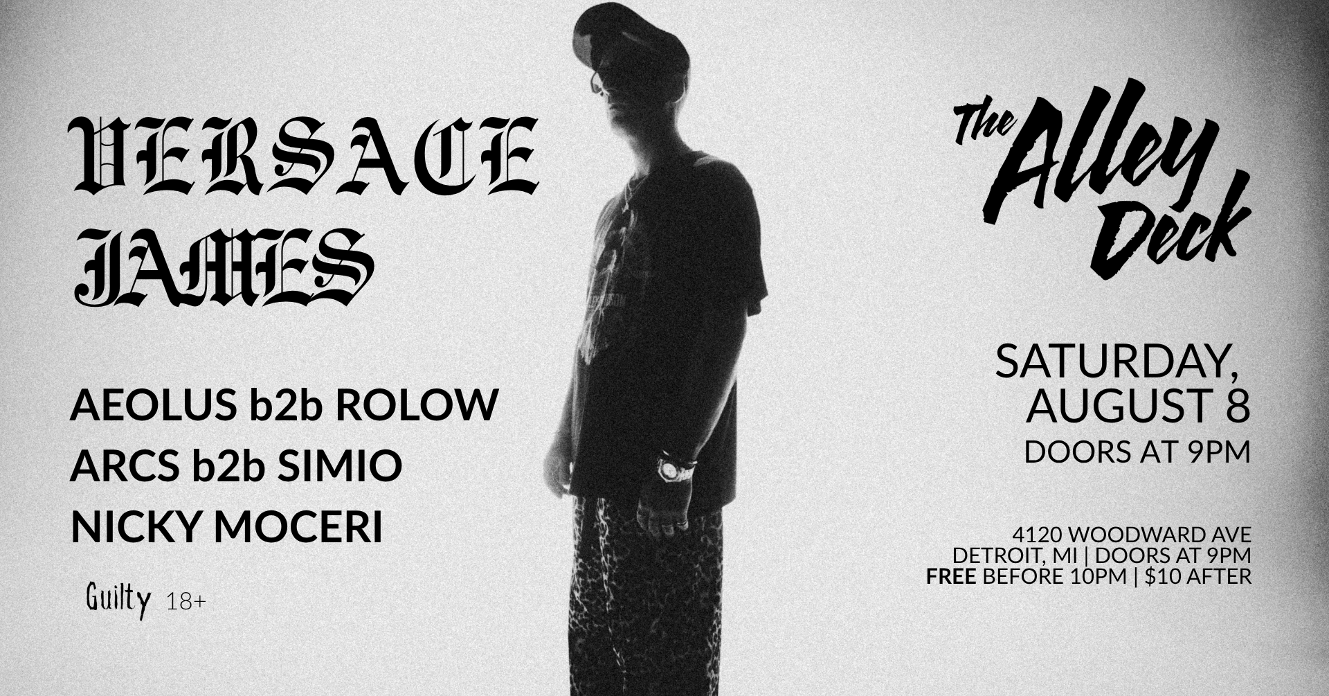 Versace James & More on the Alley Deck