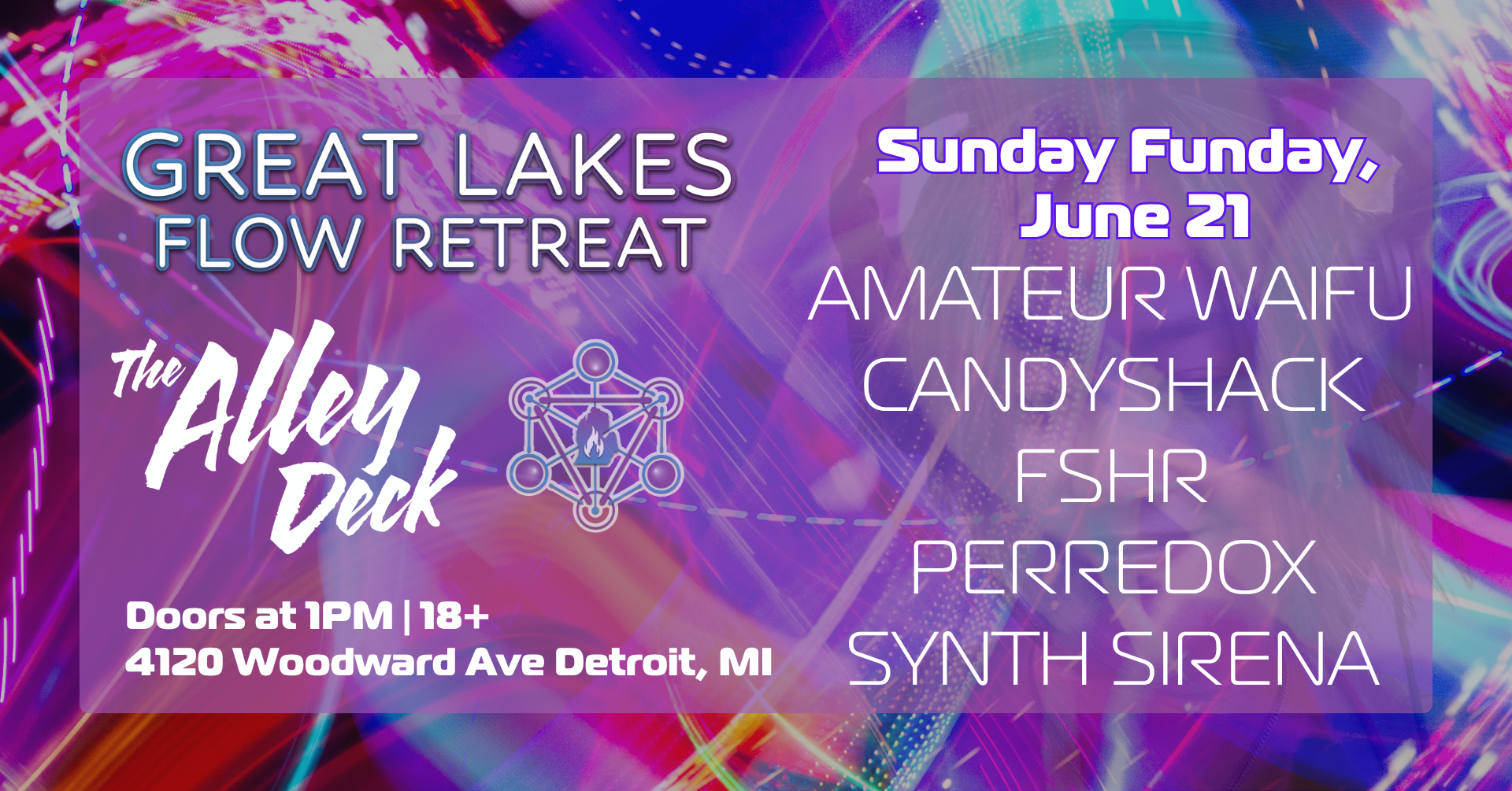 Great Lakes Flow Sunday Funday on the Alley Deck