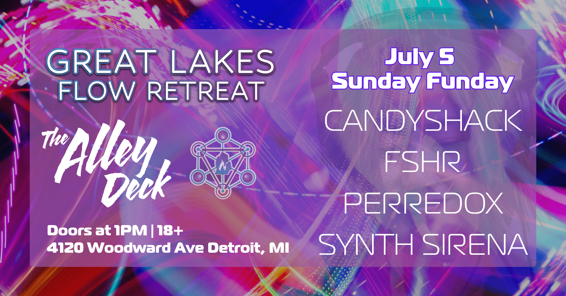 Great Lakes Flow Sunday Funday on the Alley Deck